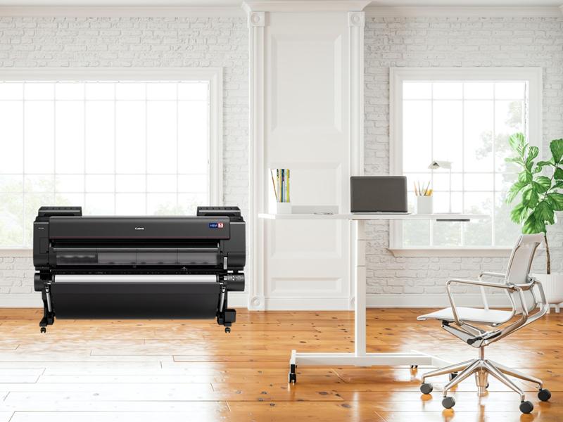 Canon PRO 6100 large format printer in the office